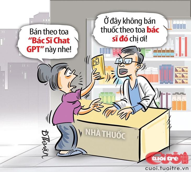 Nhà thuốc nói không với đơn thuốc AI - Ảnh 1.