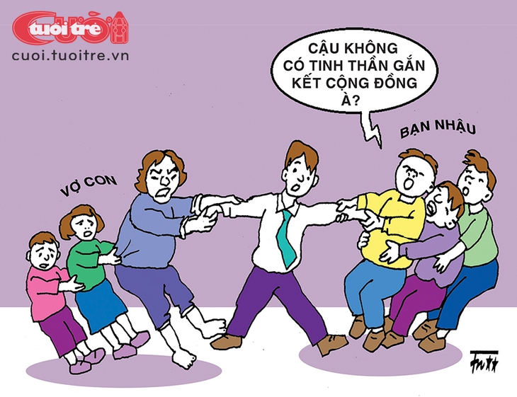 Bản lĩnh đàn ông: Nghe lời vợ hay nghe lời bạn? - Ảnh 1.