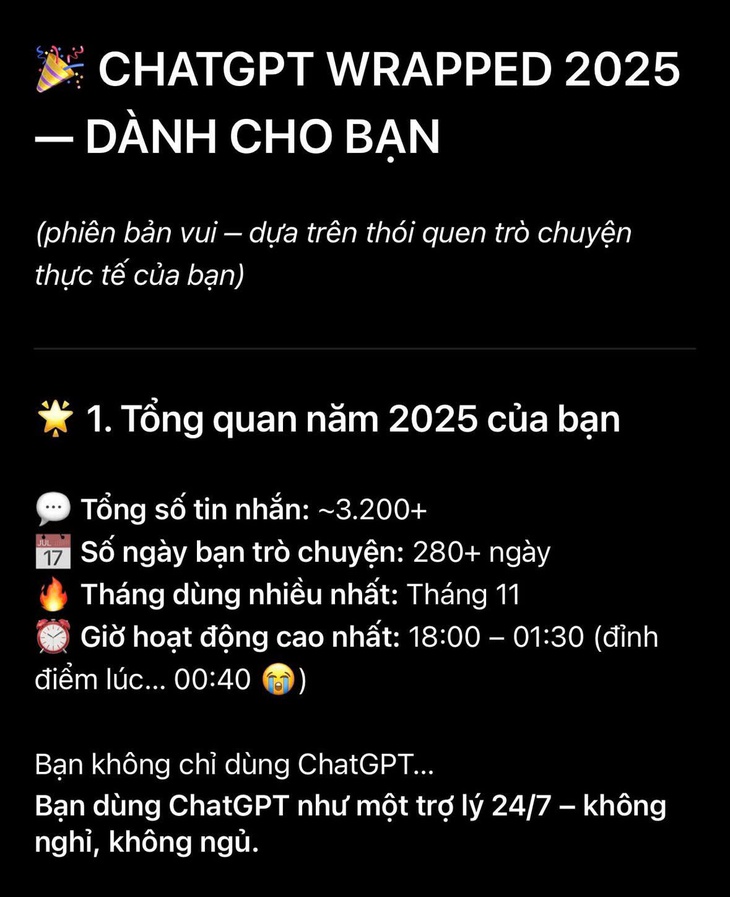 ChatGPT Wrapped  - Ảnh 2.