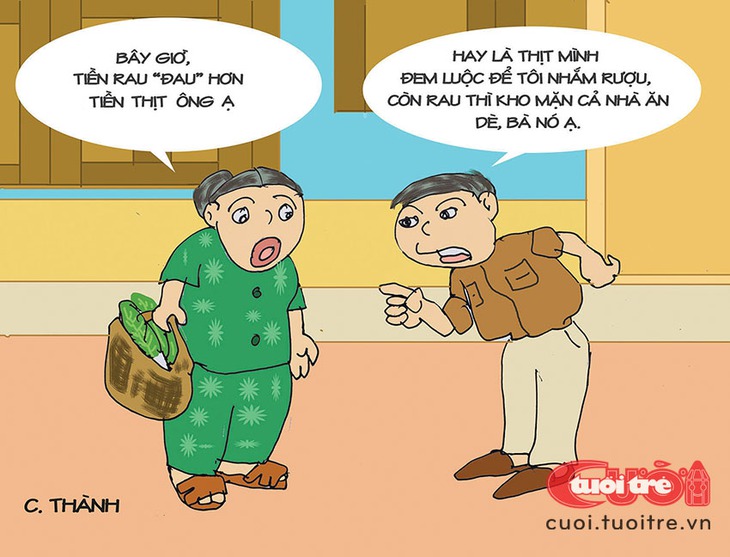 Nhà mình nghèo, tạm thời chỉ có thịt để ăn - Ảnh 3.