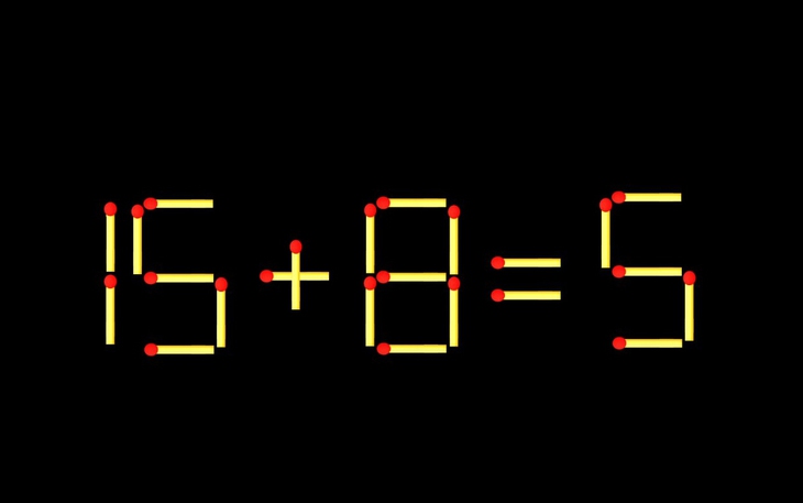Thử tài IQ: Di chuyển một que diêm để 19+13=9 thành phép tính đúng - Ảnh 7.