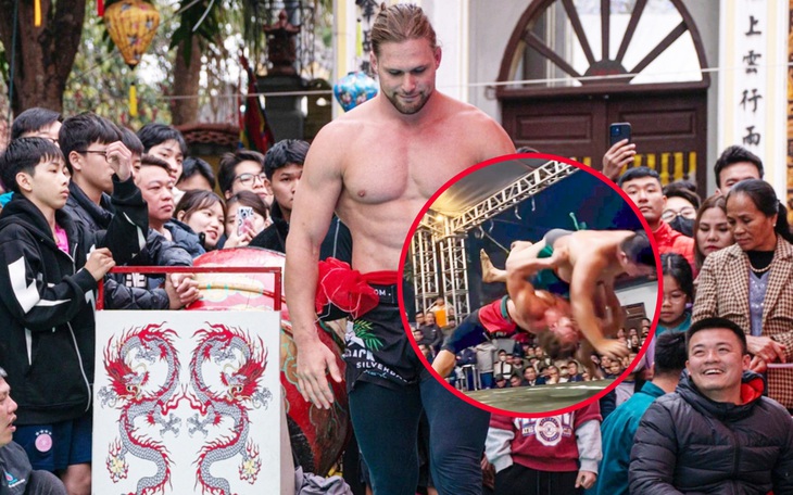 'Chị đại' làng vật Anh Thư ra tay, trai làng chạy không thoát - Ảnh 2.