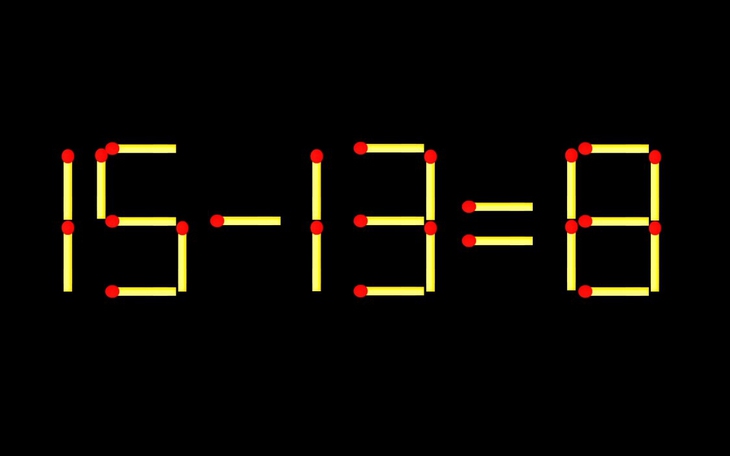 Thử tài IQ: Di chuyển một que diêm để 3-8=5 thành phép tính đúng - Ảnh 2.