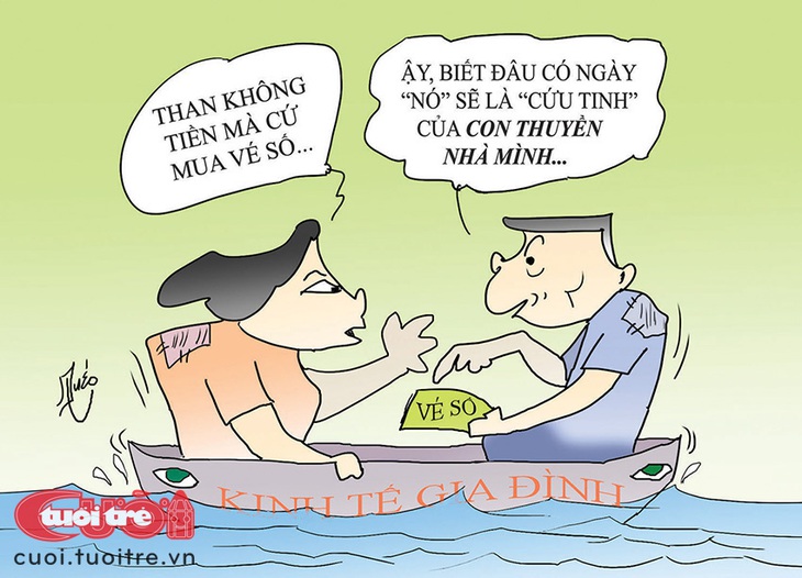 Mua vé số cải thiện kinh tế gia đình, dù không trúng cũng có tiền - Ảnh 1.