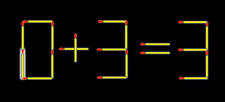 Thử tài IQ: Di chuyển một que diêm để 9+9=4 thành phép tính đúng - Ảnh 1.