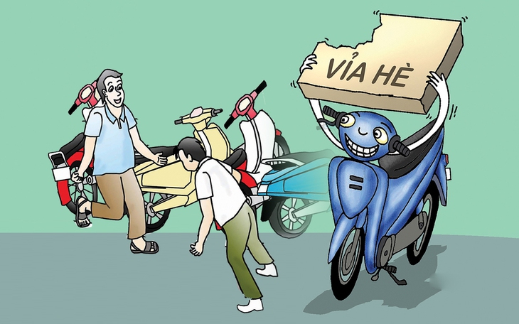 Vỉa hè này là của nhà em! - Ảnh 3.