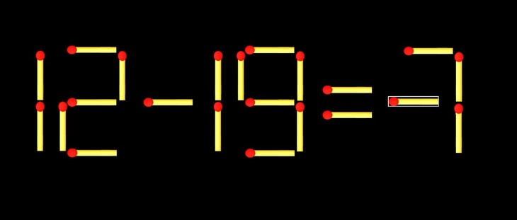 Thử tài IQ: Di chuyển một que diêm để 4-11=7 thành phép tính đúng - Ảnh 1.