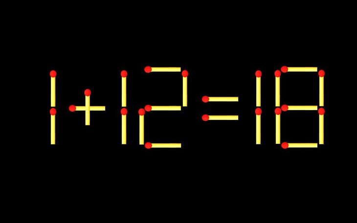 Thử tài IQ: Di chuyển một que diêm để 8+12=6 thành phép tính đúng - Ảnh 8.