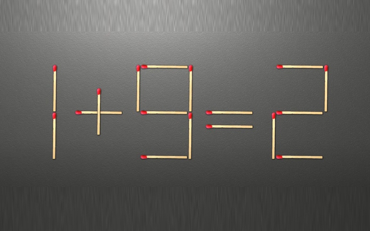 Thử tài IQ: Di chuyển một que diêm để 9-4=6 thành phép tính đúng - Ảnh 2.