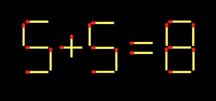 Thử tài IQ: Di chuyển một que diêm để 4+1=57 thành phép tính đúng - Ảnh 2.