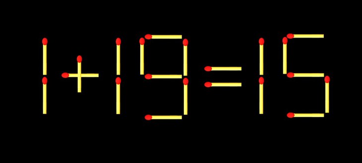 Thử tài IQ: Di chuyển một que diêm để 4+1=57 thành phép tính đúng - Ảnh 3.