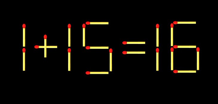 Thử tài IQ: Di chuyển một que diêm để 4+1=57 thành phép tính đúng - Ảnh 1.