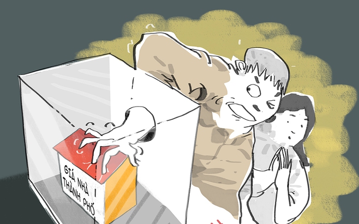 Mừng Trung thu với chiếc đèn 'kéo giá' - Ảnh 2.