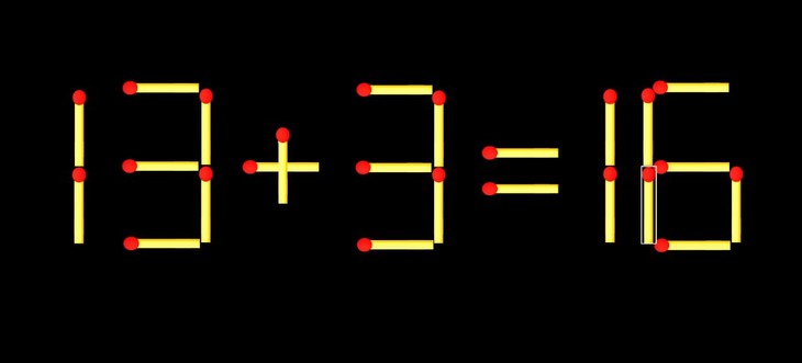 Thử tài IQ: Di chuyển một que diêm để 11+17=0 thành phép tính đúng - Ảnh 1.