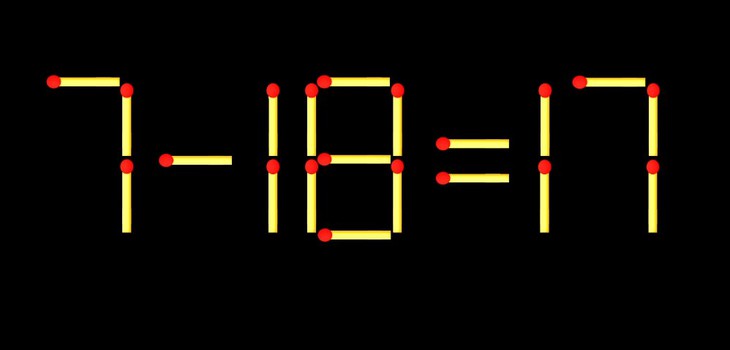 Thử tài IQ: Di chuyển một que diêm để 7-8=35 thành phép tính đúng - Ảnh 2.