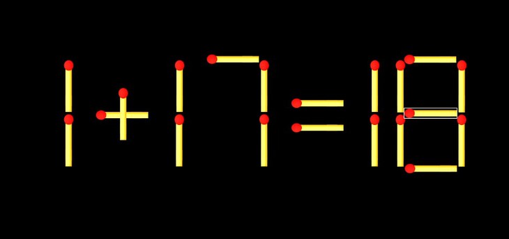 Thử tài IQ: Di chuyển một que diêm để 6+99=9 thành phép tính đúng - Ảnh 1.