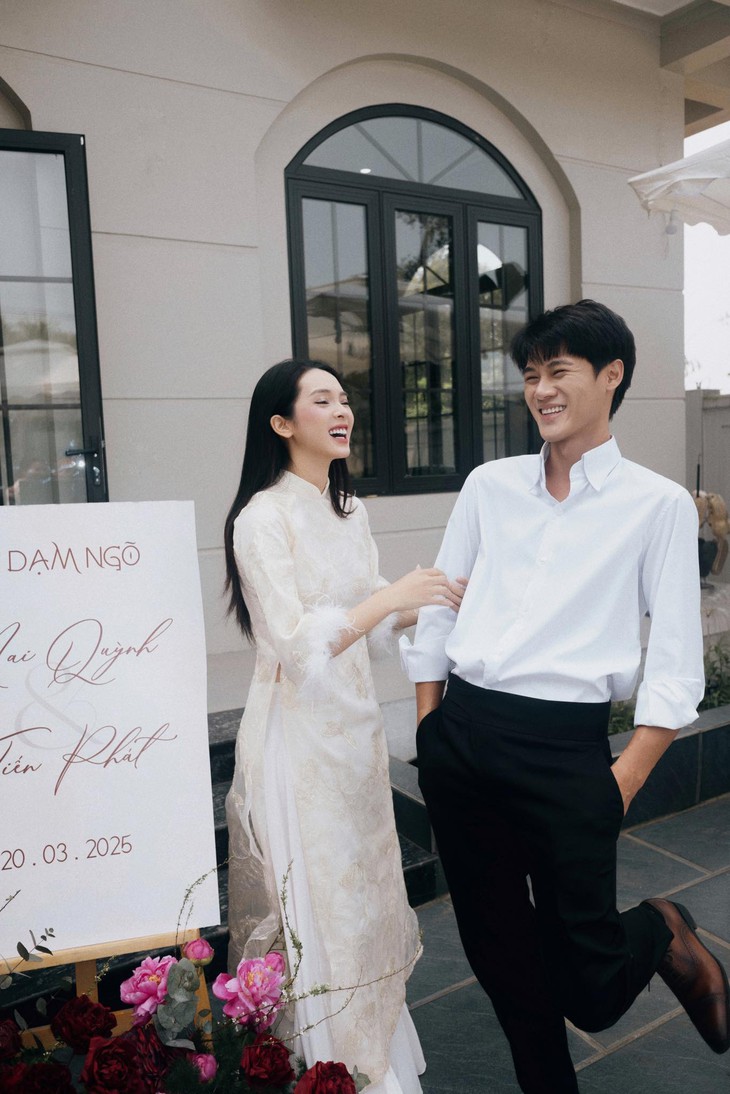 Quỳnh Lương và thiếu gia Trà Vinh mời khán giả ăn cưới online - Ảnh 1.