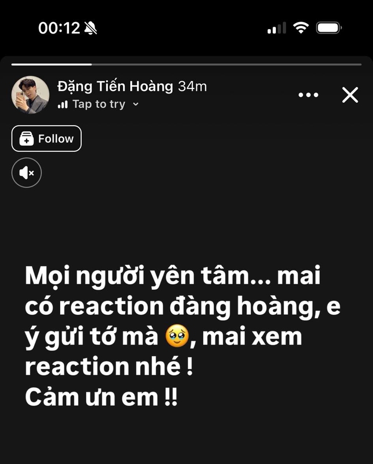 ViruSs thông báo sẽ reaction bản rap diss 'Sự nghiệp chướng' - Ảnh 1.