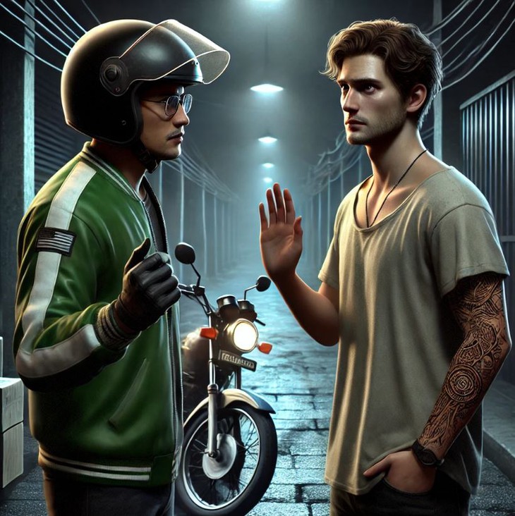 Tranh cãi tài xế công nghệ từ chối chở khách xăm mình vào hẻm tối - Ảnh 1.