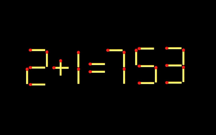 Thử tài IQ: Di chuyển một que diêm để 4+1=702 thành phép tính đúng - Ảnh 7.