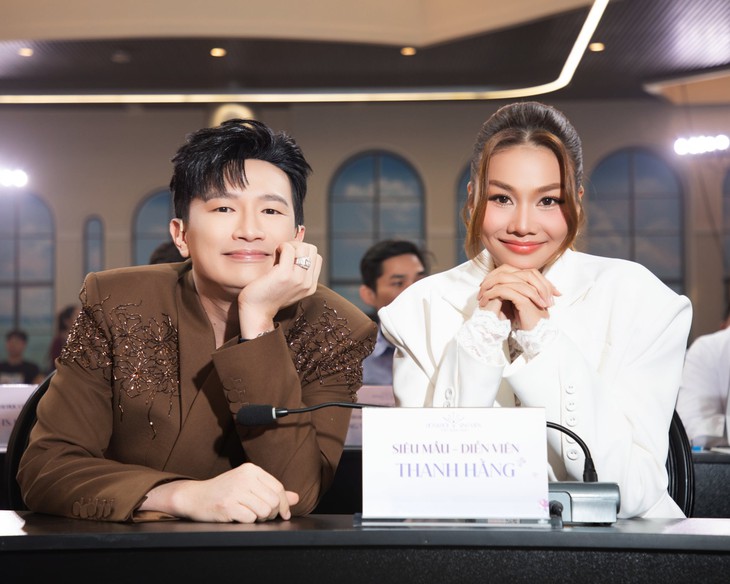 Thanh Hằng sánh đôi Dược Sĩ Tiến làm 'host' cho Hoa khôi Sinh viên Việt Nam - Ảnh 2.