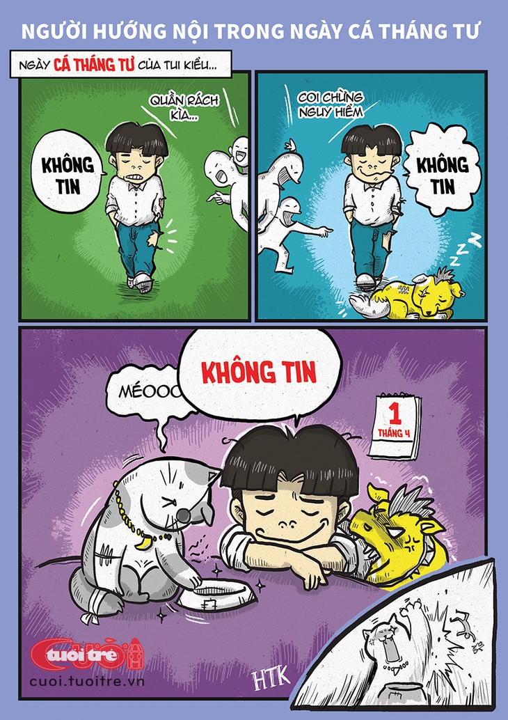 Ngày Cá tháng tư của một người hướng nội - Ảnh 1.