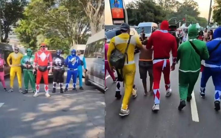 Chó lái ô tô đâm rào chắn - Ảnh 2.