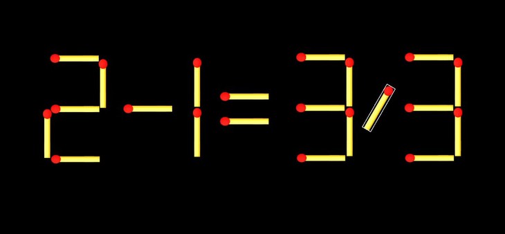 Thử tài IQ: Di chuyển một que diêm để 2-1=39 thành phép tính đúng - Ảnh 1.