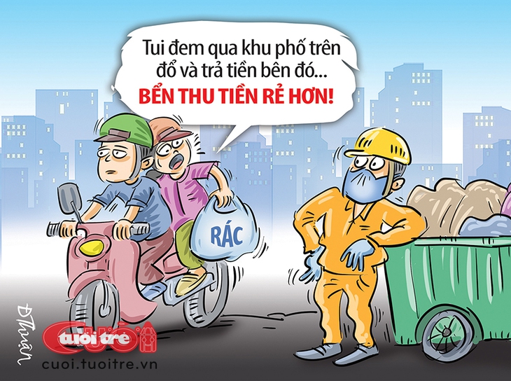 Vì sao tui đi đổ rác ở phường khác? - Ảnh 1.