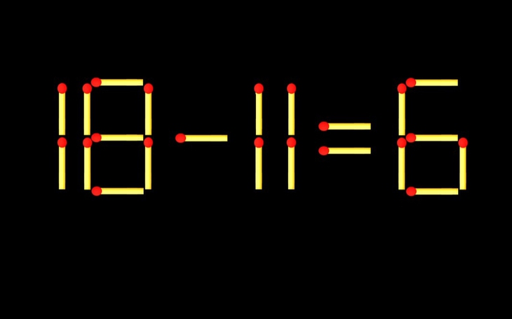 Thử tài IQ: Di chuyển một que diêm để 87+11=4 thành phép tính đúng - Ảnh 8.