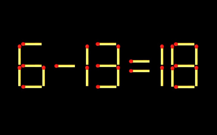 Thử tài IQ: Di chuyển một que diêm để 87+11=4 thành phép tính đúng - Ảnh 7.