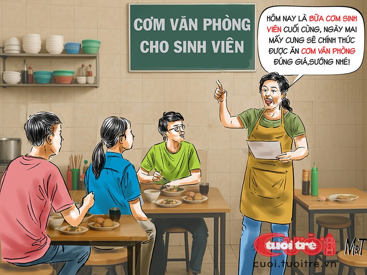 Sinh viên choáng ngợp với 'giá cơm sinh viên' - Ảnh 1.