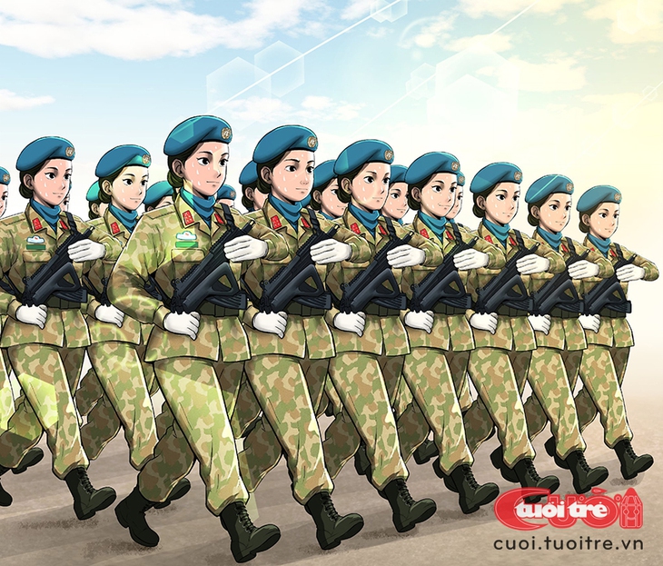 diễu binh - Ảnh 6.