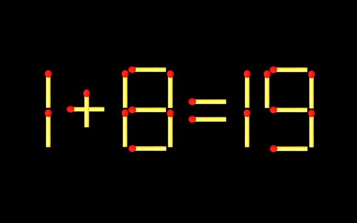 Thử tài IQ: Di chuyển một que diêm để 4%x15=9 thành phép tính đúng - Ảnh 7.
