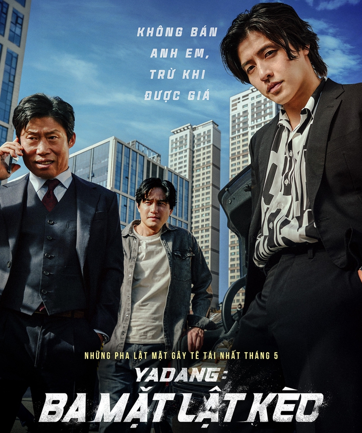 Bom tấn Hàn 'Yadang: Ba mặt lật kèo' tung poster căng như dây đàn - Ảnh 1.