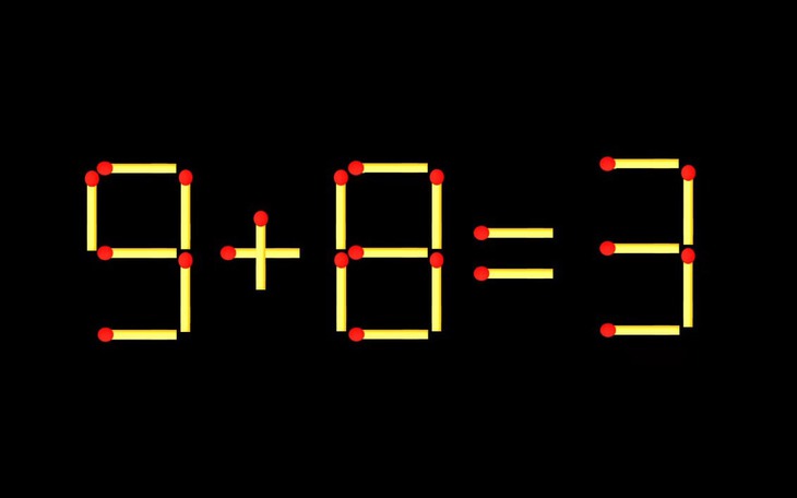 Thử tài IQ: Di chuyển một que diêm để 8+6=0 thành phép tính đúng - Ảnh 9.