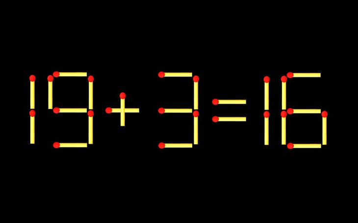Thử tài IQ: Di chuyển một que diêm để 17+3=4 thành phép tính đúng - Ảnh 8.