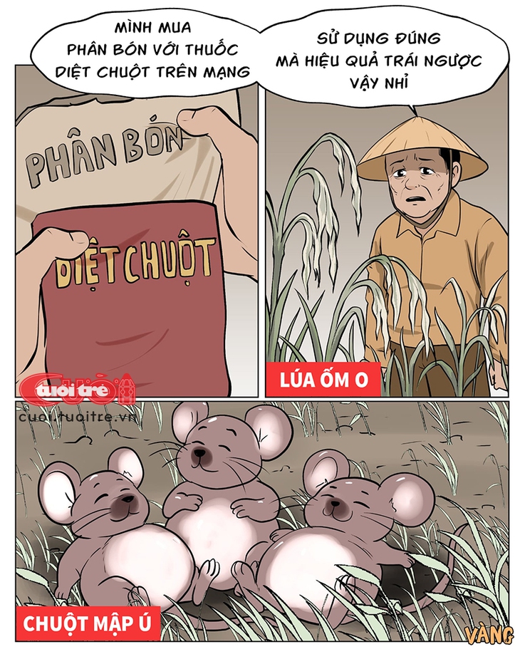 Lão nông chất phác dính đòn hiểm từ phân bón giả, thuốc chuột dỏm - Ảnh 1.