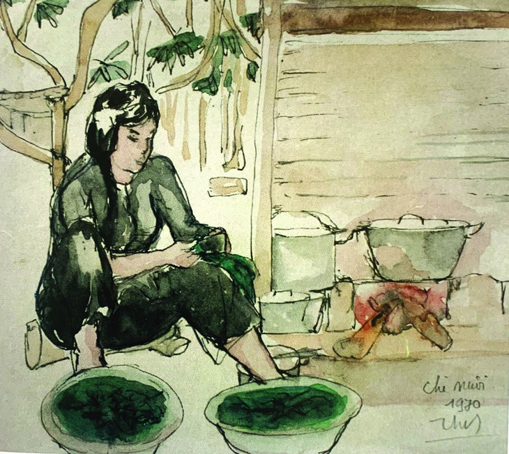 ký họa của Nguyễn Tấn Lực  - Ảnh 3.