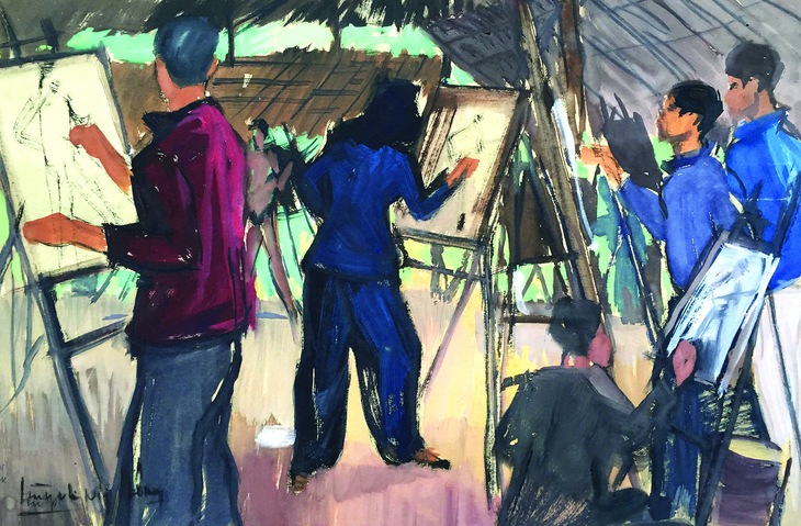 ký họa của Nguyễn Tấn Lực  - Ảnh 6.