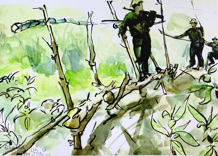 ký họa của Nguyễn Tấn Lực  - Ảnh 7.