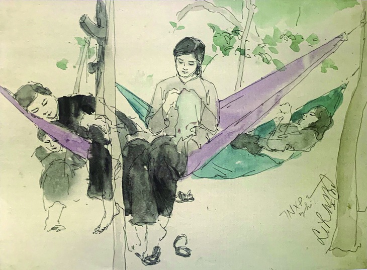 ký họa của Nguyễn Tấn Lực  - Ảnh 5.