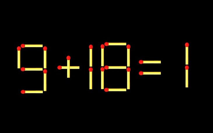 Thử tài IQ: Di chuyển một que diêm để 17+5=6 thành phép tính đúng - Ảnh 9.