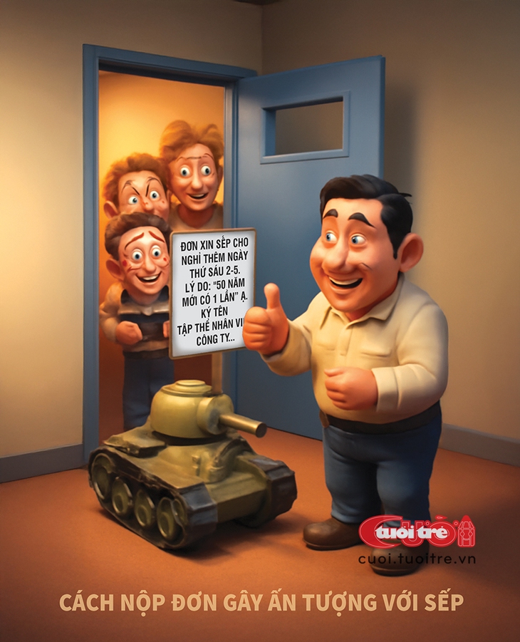 Nộp đơn nghỉ phép kiểu này sao sếp nỡ từ chối? - Ảnh 1.