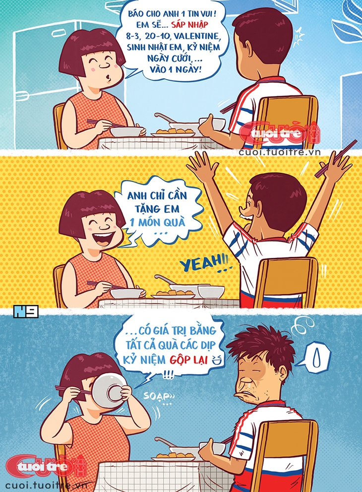 Chồng hí hửng trước đề xuất 'sáp nhập' của vợ - Ảnh 1.