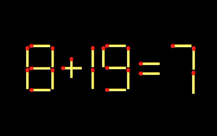 Thử tài IQ: Di chuyển một que diêm để 8+11=9 thành phép tính đúng - Ảnh 8.