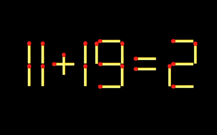 Thử tài IQ: Di chuyển một que diêm để 86+11=5 thành phép tính đúng - Ảnh 8.