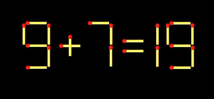 Thử tài IQ: Di chuyển một que diêm để 1+0=39 thành phép tính đúng - Ảnh 3.