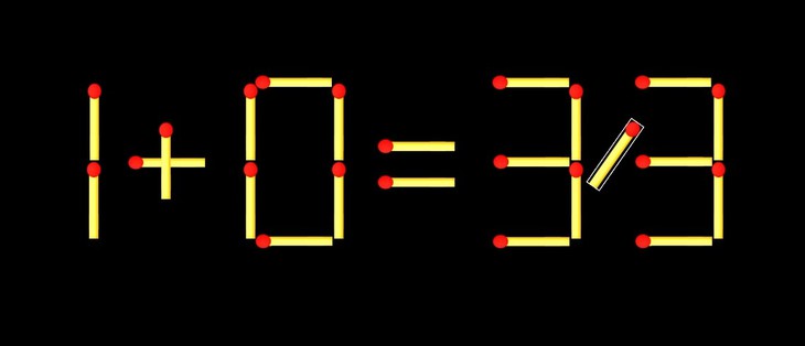 Thử tài IQ: Di chuyển một que diêm để 1+0=39 thành phép tính đúng - Ảnh 2.