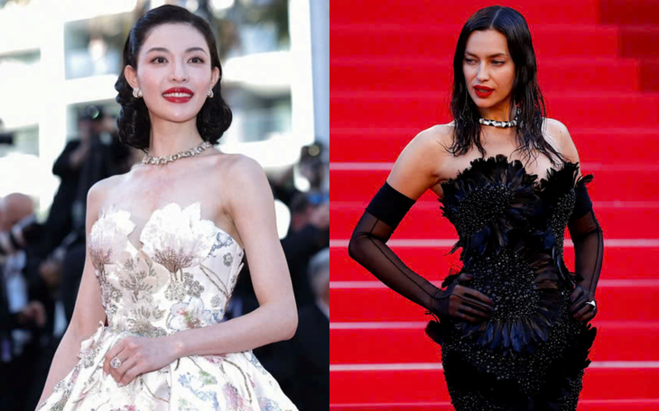 Loạt mỹ nhân hở bạo trên thảm đỏ Cannes thách thức lệnh cấm - Ảnh 11.